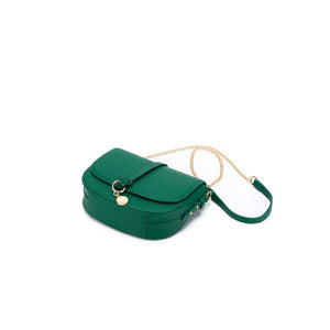 Black Caviar Antonia Vegan Leather Crossbody Bag - Emerald