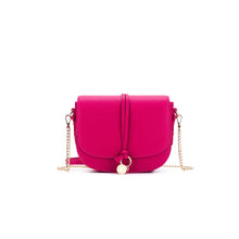 Load image into Gallery viewer, Black Caviar Antonia Vegan Leather Crossbody Bag - Magenta
