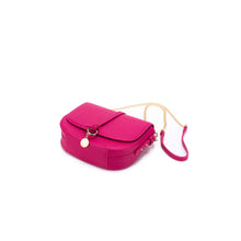 Load image into Gallery viewer, Black Caviar Antonia Vegan Leather Crossbody Bag - Magenta
