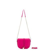 Load image into Gallery viewer, Black Caviar Antonia Vegan Leather Crossbody Bag - Magenta
