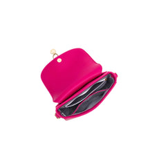 Load image into Gallery viewer, Black Caviar Antonia Vegan Leather Crossbody Bag - Magenta
