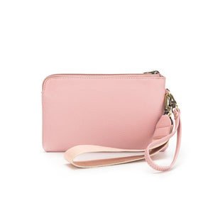 Black Caviar Lylah Vegan Leather Pouch - Soft Pink