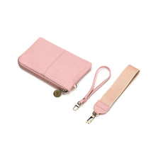 Load image into Gallery viewer, Black Caviar Lylah Vegan Leather Pouch - Soft Pink
