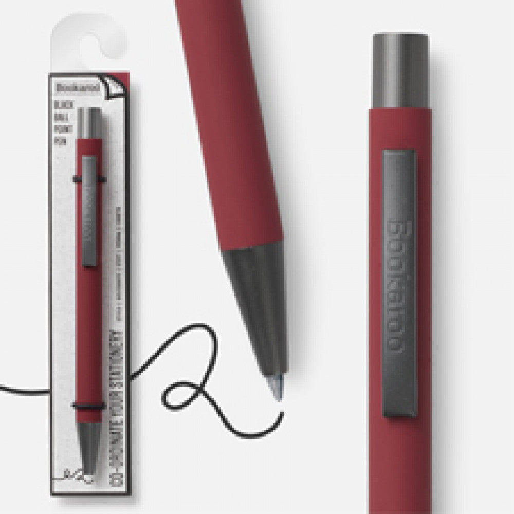 Bookaroo Ball Point Pen - Dark Red