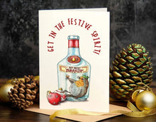 Load image into Gallery viewer, Christmas Card - Festive Spirit

