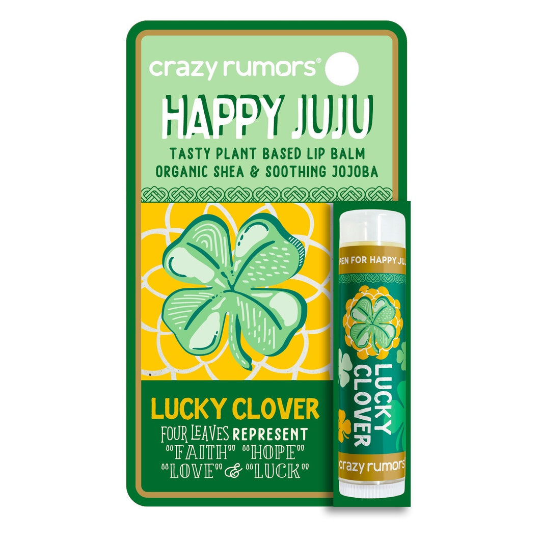 Crazy Rumours Lucky Clover Blackberry & Irish Cream Flavoured Lip Balm