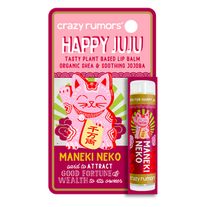 Crazy Rumours Maneki Neko Lychee Cherry Blossom Flavoured Lip Balm