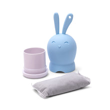 Load image into Gallery viewer, An eco friendly little bunny figurine that includes activated charcoal to deodorise and eliminate odours. 
