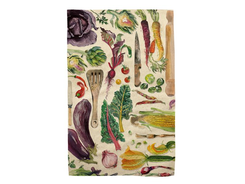 Emma Bridgewater Tea Towel - Vegetable Garden