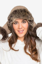 Load image into Gallery viewer, Possum Merino Fur Trim Beanie
