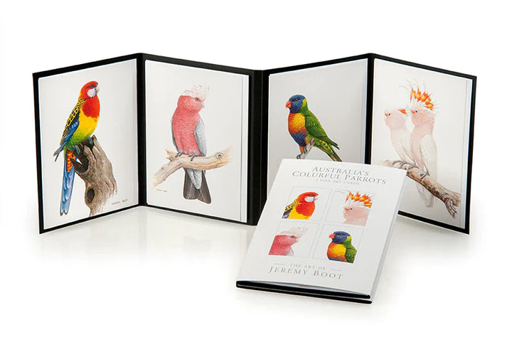 Jeremy Boot Gift Folder - Australia's Colourful Parrots