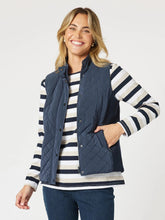 Load image into Gallery viewer, Gordon Smith Brighton Puffer Vest - Navy
