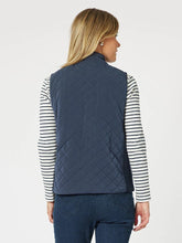 Load image into Gallery viewer, Gordon Smith Brighton Puffer Vest - Navy
