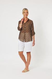 Gordon Smith French Vanilla Spot Shirt - Koko