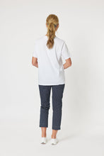 Load image into Gallery viewer, Gordon Smith Navy Ankle Length Pant with White Bow Print
