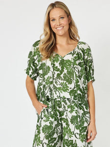 Hammock & Vine Green Ivy Top