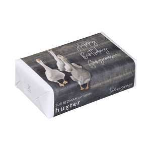 Huxter Natural Soap - Four Strutting Geese Happy Birthday Gorgeous