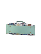 Load image into Gallery viewer, Henney Bear Top Handle Bag with Charms - London Bridge
