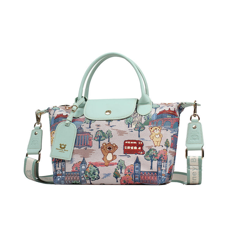 Henney Bear Shoulder London Bridge Bag Timeless Luxurious