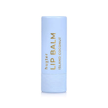 Load image into Gallery viewer, Lip balm in coconut flavour in pale blue packaging
