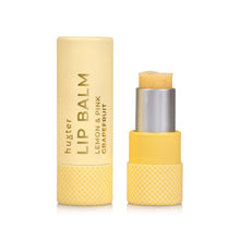 Load image into Gallery viewer, Huxter lemon &amp; grapefruit lip balm in soft yellow packaging
