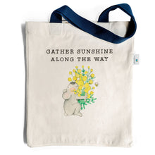 Load image into Gallery viewer, Twigseeds Organic Cotton Tote Bag - Gather Sunshine Along the Way

