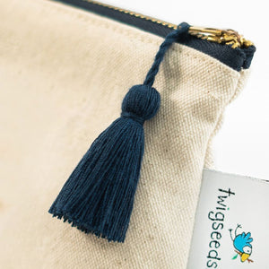 Twigseeds Accessory Pouch - Walk Slow, Breathe Deep, Talk with Nature