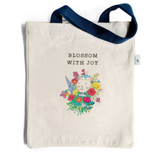 Load image into Gallery viewer, Twigseeds Organic Cotton Tote Bag - Blossom with Joy
