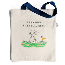 Load image into Gallery viewer, Twigseeds Organic Cotton Tote Bag - Treasure Every Moment
