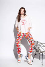 Funky Staff Billie Trouser - Summer Flower