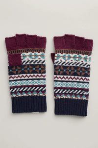Seasalt Cornwall Mabyn Fingerless Gloves - Float Maritime Teak