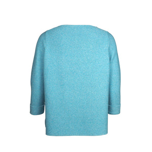 Mansted Moriko Cotton Crew- Turquoise