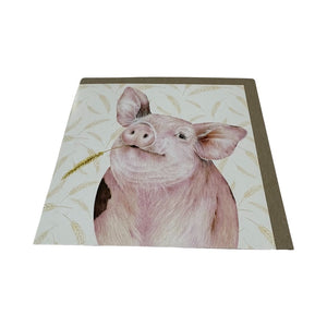 Greeting Card - "Mr Pickles" the Pig