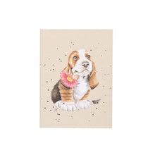 Load image into Gallery viewer, Wrendale A6 Lined Notebook - &quot;Just for You&quot; Basset Hound
