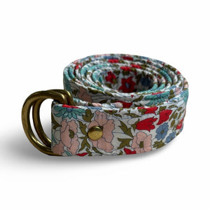 Handmade Belt - Liberty Poppy & Daisy A