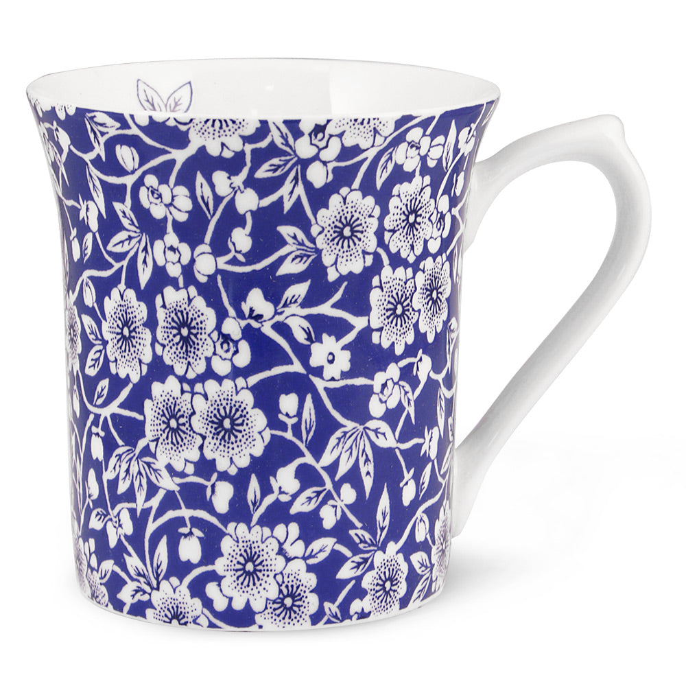 Queens by Churchill Blue Story Fine Bone China Mug - Calico