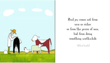 Load image into Gallery viewer, Red Tractor Little Soft Cover Quote Book - An Early Morning Walk
