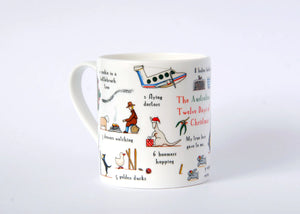 Red Tractor Christmas Mug -  The Australia 12 Days of Christmas