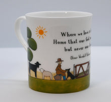 Load image into Gallery viewer, Red Tractor Designs Bone China Mug - Homing Instincts
