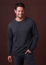 Load image into Gallery viewer, Uimi Mens Merino Wool Crew Neck Jumper - Charcoal
