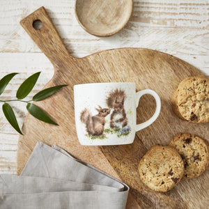 Royal Worcester Wrendale Mug - Squirrel Between Friends