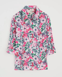 Seasalt Larissa Organic Cotton Shirt - Garden Flowers Tulip