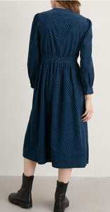 Seasalt Cornwall Rose Cottage Dress - Patchwork Ditsy Maritime