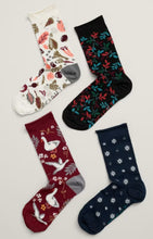 Load image into Gallery viewer, Seasalt Sailor Socks box of 4 - Potting Shed Mix
