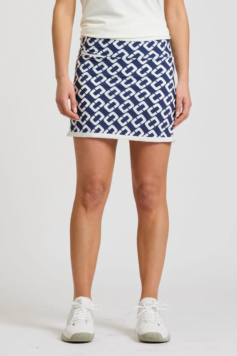 Club Madison Skort - French Navy Chain