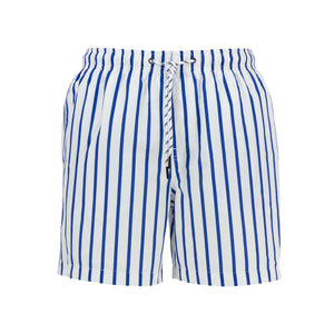 Shore Swim Club Swim Shorts - Blue/White Stripe