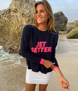 Sophie Moran Cashmere Jumper - Jetsetter Navy