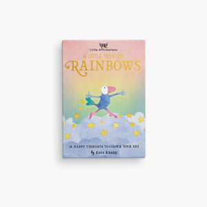 Twigseeds 24 Affirmation Cards & Stand - Rainbows