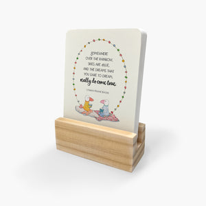 Twigseeds 24 Affirmation Cards & Stand - Rainbows