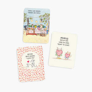 Twigseeds 24 Affirmation Cards & Stand - A Little Box of Family